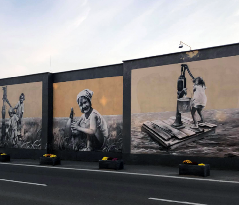 murale Arkadiusza Andrejkowa - Program dla rzeszowskich lekarzy